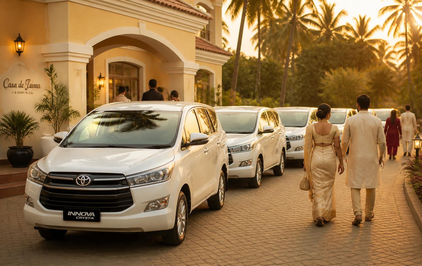 Weddings transportation in Goa